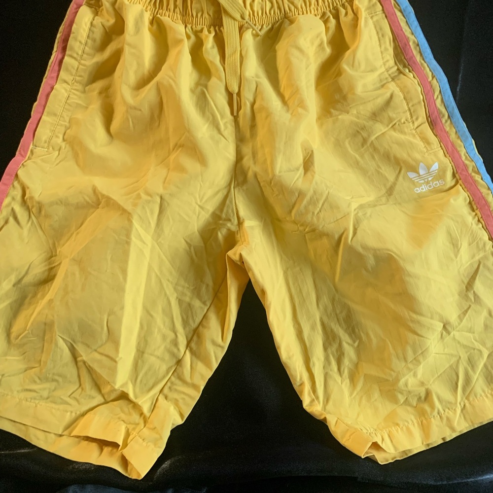 Adidas Bright Yellow Athletic Shorts